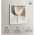 thumbnail image 2 of Curvilinear Quadrants I Shadowbox Print Boho Art by Art Remedy, White Frame, 36 x 45, 2 of 6