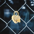thumbnail image 2 of KAKOWELY 2Pcs Rhinestones Padlock Small Heart Shaped Metal Padlocks Decorative Lock with Keys,1.54X"X1.18"X0.28", 2 of 4