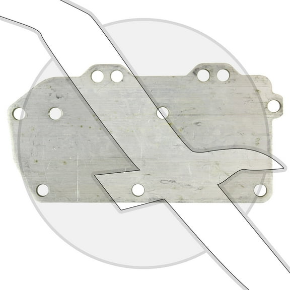 Johnson Evinrude Outboard Motor Exhaust Cover Plate 0323263 323263