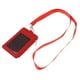 thumbnail image 5 of Tarjetero de piel sintética para tarjetas de identificación, tarjetas de crédito, rojo, 5 of 9