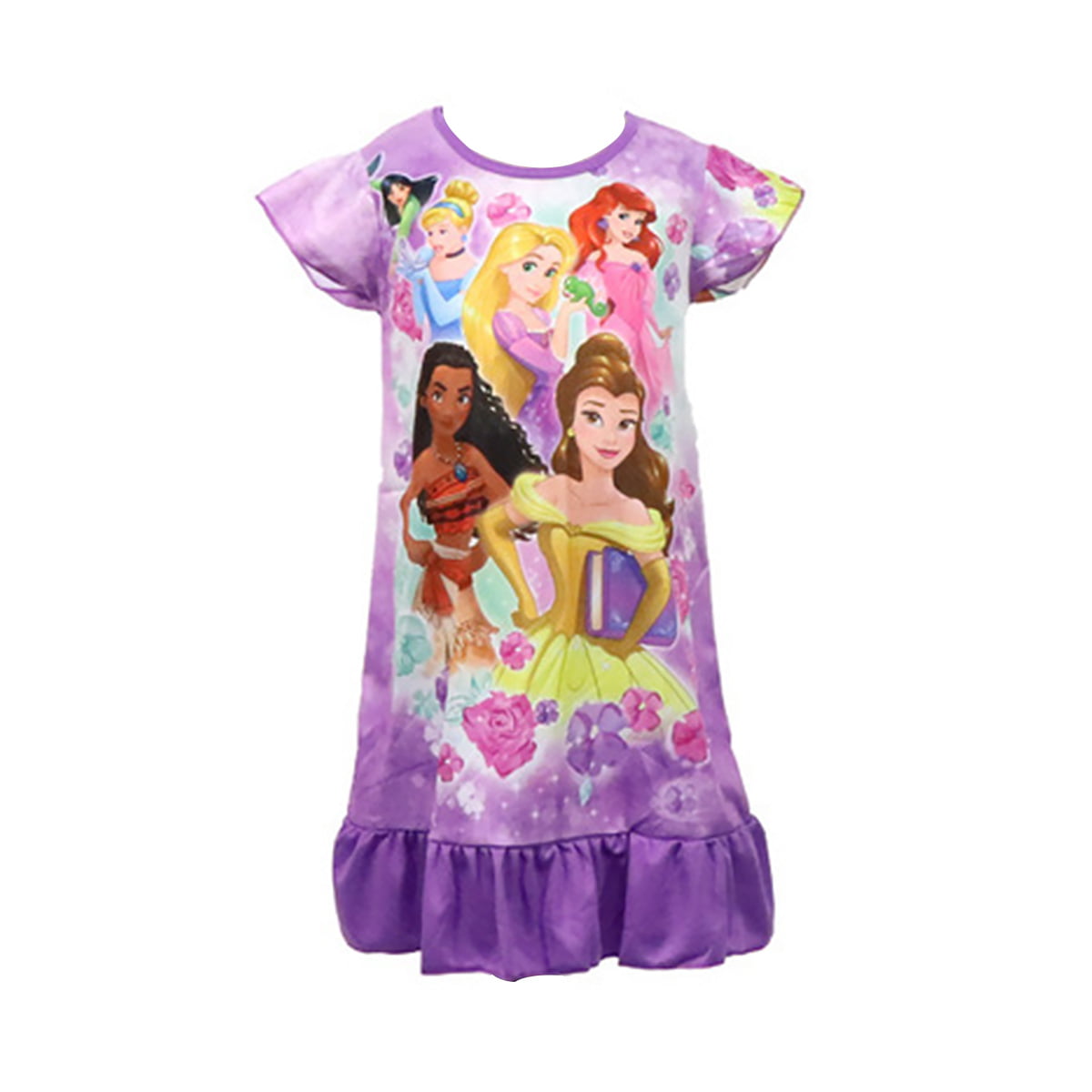 Girls Nightdress Nightie Pyjamas Nighty Disney Princess My Little Pony Jasmine
