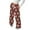 Style 6, variant on Christmas Flannel Pajama Pants Women Elastic Waist Holiday Print Wide Leg Lounge Bottoms with Pockets Winter Warm Cozy Sleepwear Pj Pants