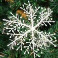 thumbnail image 6 of Linyer 30Pcs White Snowflake DIY Jewelry Making Accessories Tree Adornment Christmas Ornament Holiday Festival Party Decorations, 6 of 6