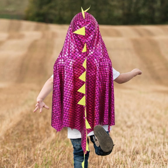 BESTYASH  Party Cape Dinosaur Cloak and Mask Set 1Pack