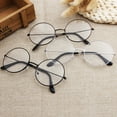 thumbnail image 5 of Anvazise Vintage Women Men Round Circle Metal Spectacles Optical Glasses Eyeglasses Frame Black, 5 of 13