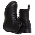 thumbnail image 4 of Dr. Martens Womens 1460 Pascal Mono Leather Embossed Combat & Lace-Up Boots, 4 of 6