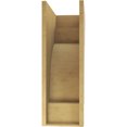 thumbnail image 4 of 10"W x 20"D x 30"H Classic Mediterranean Rough Cedar Woodgrain TimberThane Corbel, Primed Tan, 4 of 6