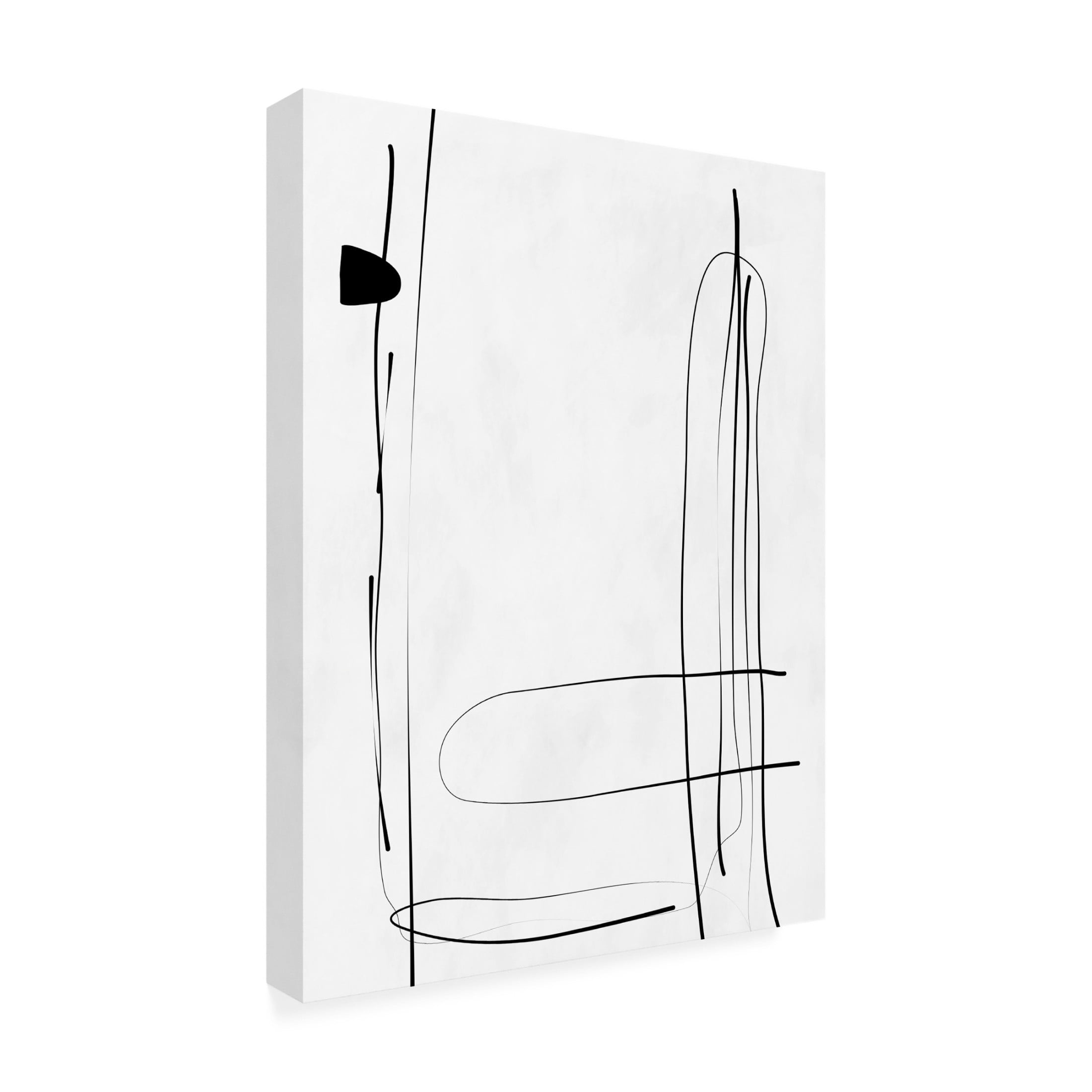 Trademark Fine Art Elena Ristova blackawhite35 Canvas Wall Art