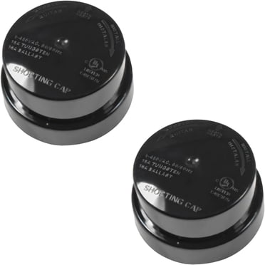 HQRP 4-Pack Photocell Sensor Shorting Cap Outdoor Light Photoelectric Switch Short Circuit Cap Twist Lock Plug for Led Garage Light, Outdoor Pole Light, Landscape Lightening etc.