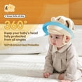 thumbnail image 3 of AGUARD Protector orgánico para la cabeza del bebé - Casco de algodón certificado GOTS para gatear y caminar bebés y niños pequeños (oso (renovación)), 3 of 5