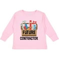 thumbnail image 3 of Inktastic Construction Future Contractor Boys or Girls Long Sleeve Toddler T-Shirt, 3 of 5