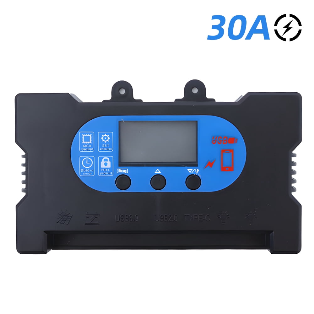 Contrôleur de Charge Solaire Intelligent Double USB 3 étapes PWM Contrôleur de Charge Solaire Intelligent Double USB 3 étapes PWM