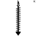 thumbnail image 4 of Snowfall Measuring Gauge - Iron Material, 85-90cm Length, Easy Install, Outdoor Winter Decor, 4 of 8