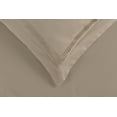 thumbnail image 2 of Superior Embroidered Duvet Cover Set, Full/ Queen, Taupe, 2 of 4
