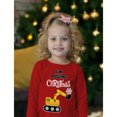 thumbnail image 2 of Santa I'm Digging Christmas Gift For Boys Toddler Kids Long sleeve T-Shirt, 2 of 6