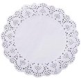 thumbnail image 5 of EcoNesxp 8 Inch Round Paper Placemat Cake Packaging Pad Disposable Paper Placemat Wedding Tableware Decoration 100 Sheets, 5 of 5