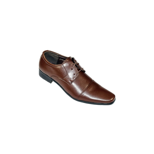 ZAPATOS DE VESTIR HUNDRED HOMBRE CABALLERO CAFE TACTO PIEL HP44031021 LEON HP44031021p