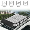 Universal Roof Rack Basket Car Top Luggage Carrier Cargo Holder Travel