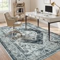 thumbnail image 1 of Anidaroel Office Chair Mat for Hardwood & Tile Floor, 8x10 Floor Mat for Office Chair, Under Desk Rug for Rolling Chair on Hardwood, Low Pile Carpet Floor Protector Rug, Easy to Clean, Light Grey, 1 of 8