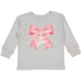 thumbnail image 3 of Inktastic Happy New Year 2026 Pink Bow Boys or Girls Long Sleeve Toddler T-Shirt, 3 of 5