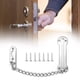 thumbnail image 3 of Cerradura de cadena antirrobo duradera de acero inoxidable, guardia de seguridad, cerradura de puerta interior, Hotel en casa, 3 of 8