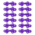 thumbnail image 1 of Uxcell 12Pcs Botones de Ranas de Nudos Chinos Púrpura Oscuro Botones de Costura, 1 of 7