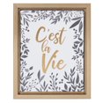 thumbnail image 1 of hometrends Gold Framed Canvas Art Assortment, 1 of 4