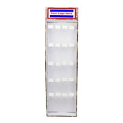 Retail Standing Display Merchandising Rack Store Fixture Forest Design 20 Hooks, Single Sided Carboard Tower Display Case
