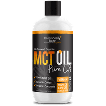 Organic Pure 99.2% C8 MCT Oil - Keto, Paleo, Brain & Heart Health - Fast & Sustainable Ketosis, Focus, Energy - Coffee, Shakes, Salads, Cooking - Flavorless, Non-GMO, 32 Fluid Oz