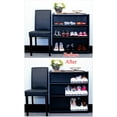thumbnail image 3 of Shoe Pal Shoe Slots Organizer for Closet with 4 Adjustable Heights Made in USA (Pack of 12) Shoe Stacker Space Saver Shoe Organizer, Double Deck Shoe Rack Holder, Sandals, Sneakers, 3 of 10