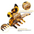 thumbnail image 2 of Butterfly Clips for Hair, Small Claw Butterfly Hair Clips for Women and Girls with Celluloid Leopard Print, 4 Color Hair Claw Clip Available (4 Packs), 2 of 7