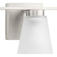 thumbnail image 5 of Tanner Collection Three-Light Brushed Nickel Transitional Vanity Light, 5 of 9