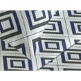 thumbnail image 3 of Ambesonne Abstract Quilted Coverlet 3 Pcs, Geometric Pattern Modern, King Size, Navy Blue Dark Taupe Grey, 3 of 4