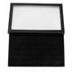 thumbnail image 3 of Inteprter Ud. Exquisito y práctico fino 36 ranuras Almacenamiento de anillos Caja de presentación de orejas Organizador de joyas Titular Ventana Almacenamiento y organización del hogar Inteprter HA018778-00, 3 of 6