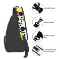 thumbnail image 5 of ZICANCN Crossbody Sling Bags for Women Men,Geometric Circle Point Casual Shoulder Backpacks for Hiking Daypacks, 5 of 9