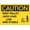 Warning Sign 1, variant on Caution Lock Out Before Servicing Sign NO.27814, 8"x12" Metal Tin Sign, Clear Safety Warning for Home & Business Use