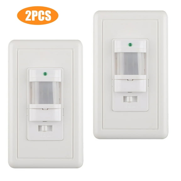 Gukom PIR Sensor, 0.45W White Motion Light Dimmer Switch