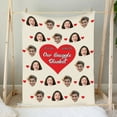 thumbnail image 3 of Teesdily | Couple Funny Customize Blankets With Photos Our Snuggle Blanket, 3 of 3