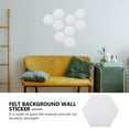 thumbnail image 3 of Aloha 12 Pcs Message Board Felt Hexagon Wall Board Self-adhesive Wall Memo Board, 3 of 8