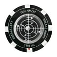 thumbnail image 4 of Colaxi Marqueur de Balle de Lecteur de Golf Vert Cadeau pour Hommes & Femmes Niveau de Bulle Rond Noir, 4 of 8