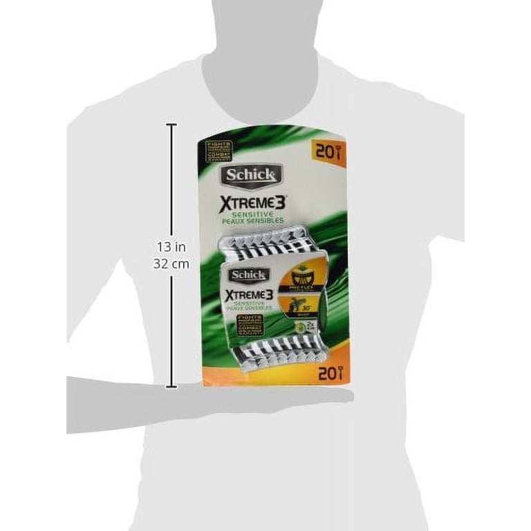 Schick Xtreme 3 Smooth Pivot Disposable Razors, 20 Ct - Walmart.com