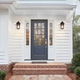 thumbnail image 4 of LNC Motion Sensor Outdoor Wall Light with Dusk to Dawn, Black Lantern Sconce for Entryway, 4 of 16