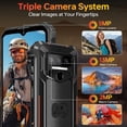 thumbnail image 5 of OUKITEL WP23S Rugged Phone Unlock, 10600mAh Battery, 4GB RAM, 64GB Storage, 6.52-inch, Android 15, Black/Orange/Green, 5 of 6