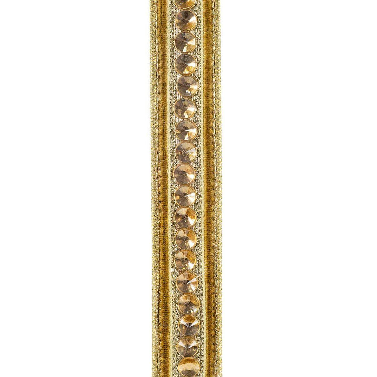 Reliant Ribbon - 94577W-035-03D, Ribbon, Gold, 5/8 Inch, 5 Yards