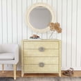 thumbnail image 6 of Butler Specialty Amelle Raffia 4 Drawer Accent Chest In Beige, 6 of 8