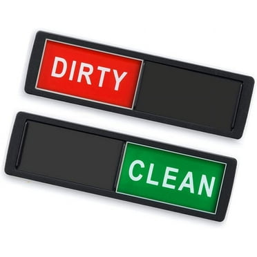 Dishwasher Magnet Clean Dirty Sign, Dishwasher Clean Dirty Flip Sign ...