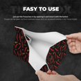 thumbnail image 3 of Goofa Hot Chili Pattern Triangle Square Tissue Box Cover, Modern PVC Leathe Facial Paper Holder,Decorative Holder/Organizer for Bathroom Vanity Countertop, 3 of 9