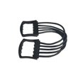 thumbnail image 2 of Toystoory Extensor de pecho, estirador de tracción, ejercitador muscular desmontable, entrenamiento de fuerza de 5 resortes, fortalecimiento de Accesorios para máquinas de ejercicios Negro, 2 of 6