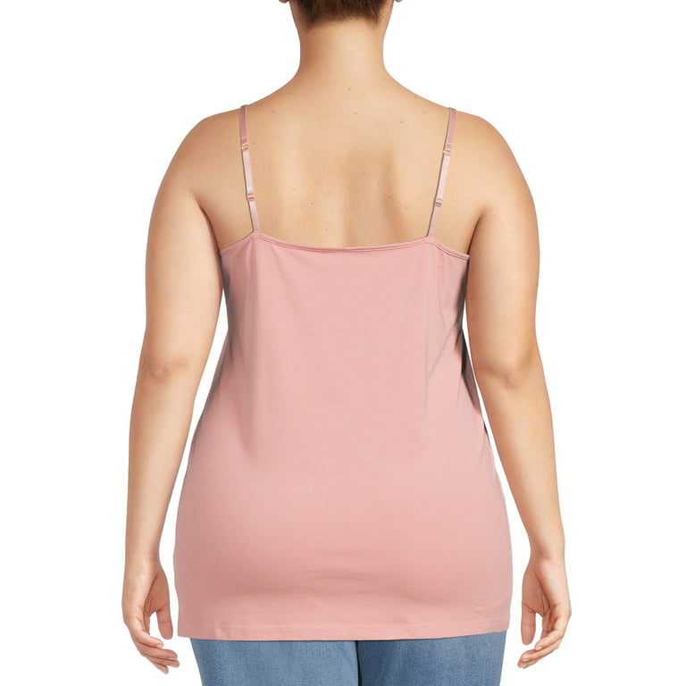 Terra & Sky Women's Plus Size Cami Tank Top, 3-Pack 
