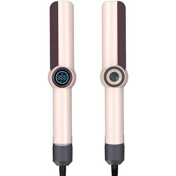 Hair Straightener, 1.3 Inch Wide Professional Ceramic Straight Flat Iron for Hair, Big Temp Display, 230°F-450°F, Dual Voltage